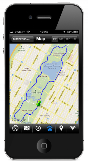 Easytrails GPS perfect iPhone/Android application for outdoor, tracker GPS